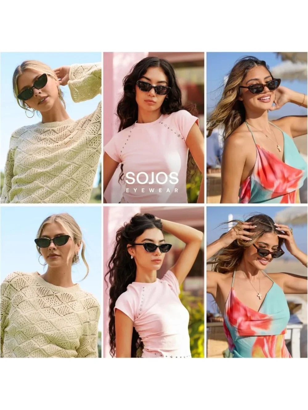 Chic Cat Eye Polarized Sunglasses for Women - Stylish Acetate Frame, UV